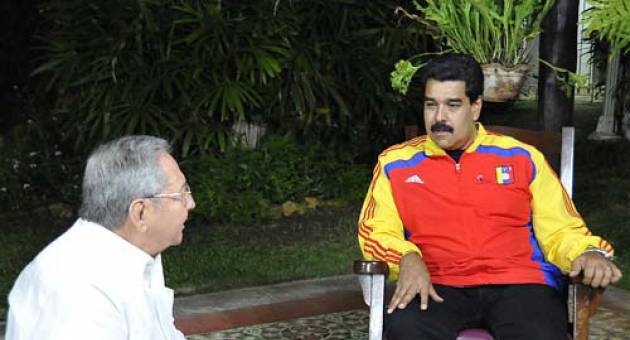 Presidentes de Venezuela y Cuba se reúnen en La Habana